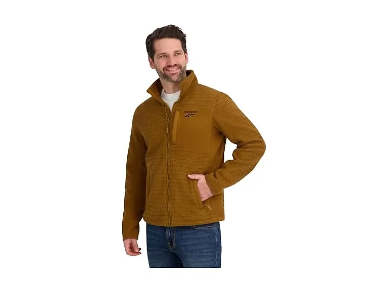 Reebok Men's Polar Fleece Shell Jacket (Large)