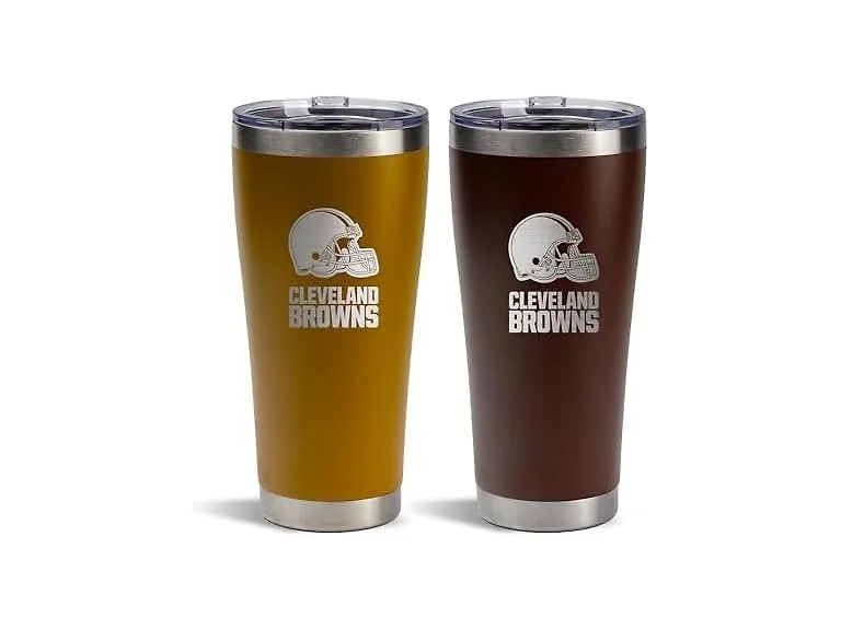 CLEVELAND BROWNS NFL 2-Pack 30oz Straws Tumblers