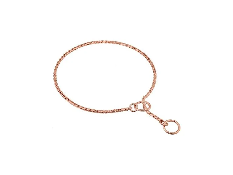 Alvalley Metal Chain Dog Show Collar Slip