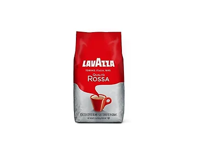 (2-Pk) Lavazza Qualita Rossa Espresso Beans, 2.2 lbs