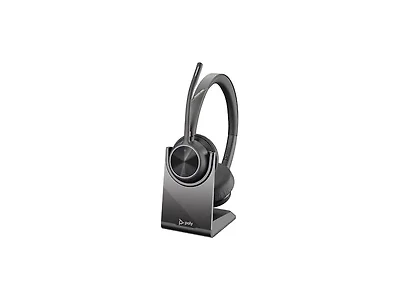 Plantronics Voyager 4320 UC Bluetooth On Ear Computer Headset, Black and Gray (Open Box)