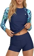 Hurley BOS-B0DPGQZN75 Large Hurley Womens 2Pc Rash G
