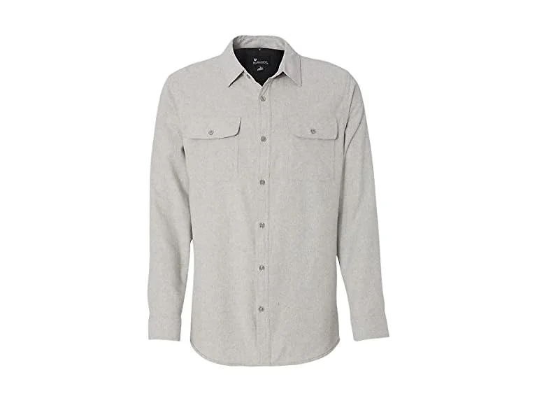 Burnside Men (S) Solid Long Sleeve Flannel Shirt