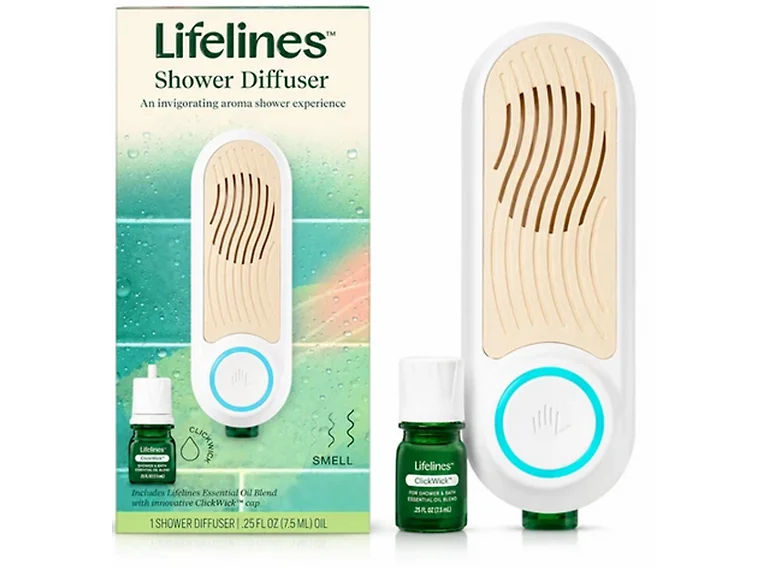 Lifelines Shower Diffuser with Essential Oil Blend Included