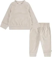 HUGGIES Velour Crewneck Sweatshirt and Jogger Pants 2-Piece Outfit Set