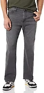 Amazon Essentials Men's Straight-Fit Bootcut Jean - Discontinued Colors, Washed Grey, 28W x 29L