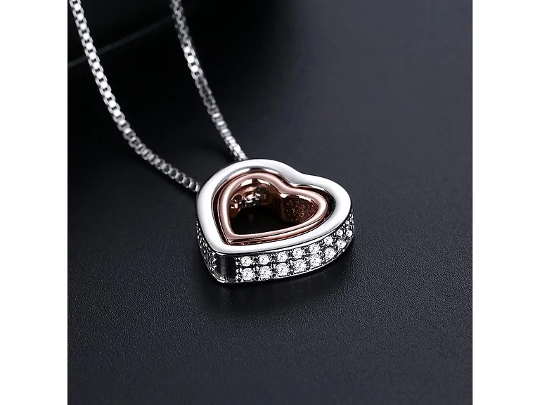 Double Heart Necklace