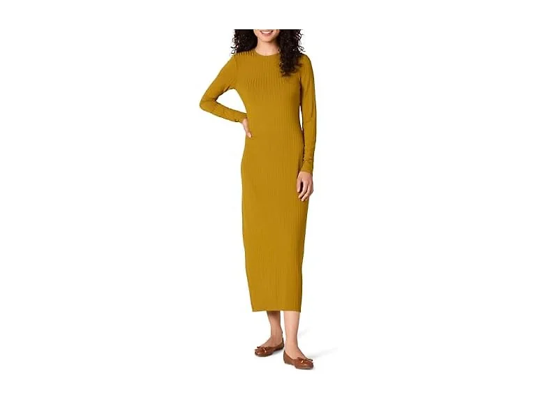 Amazon Essentials Women Wide Rib Open Back Dress