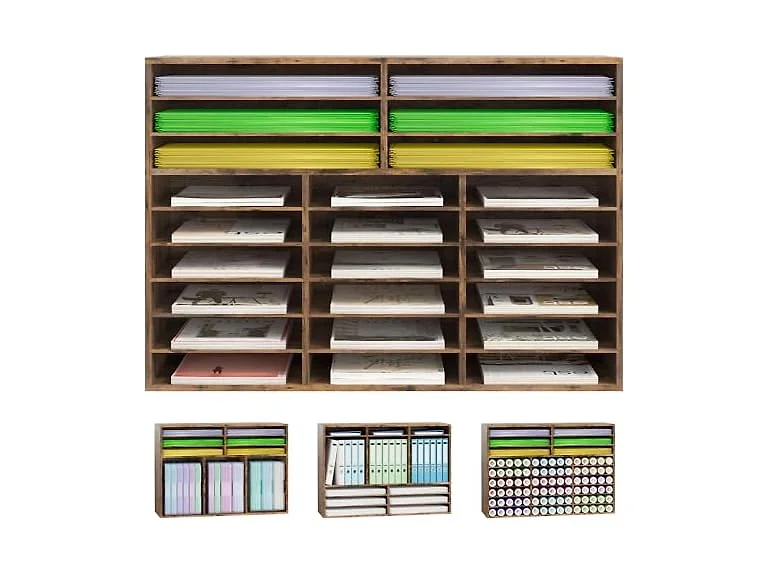 24-Slot 12x12 Scrapbook Paper Storage