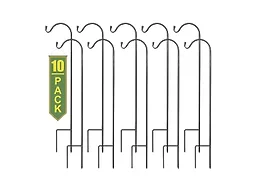 Sorbus Shepherds Hooks for Outdoor 10pk