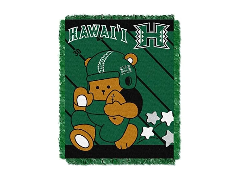 Hawaii Rainbow Warriors Tapestry Blanket
