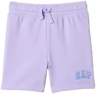 GAP Baby-Boys Logo Shorts, Fresh Lavender, 18-24 Months