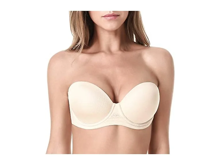 Wingslove Women (34B) Strapless Full Figure Bra