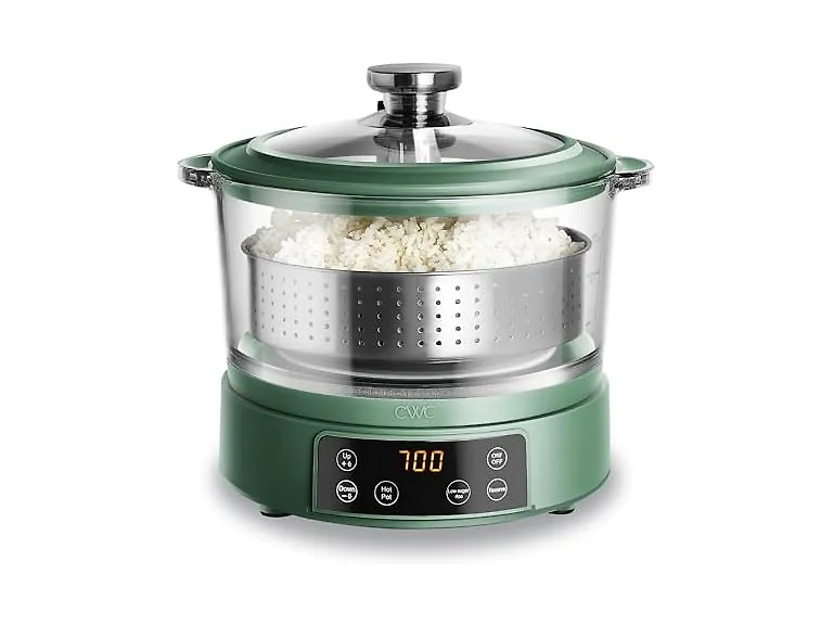 COOK WITH COLOR Glass Mini Low Carb Rice Cooker 