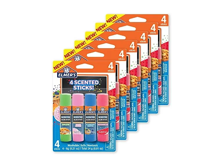 Elmer’s Scented Glue Sticks Total Count)
