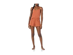 Amazon Essentials Women's Knit Jersey Cami Short Pajama Set, Terracotta, Small