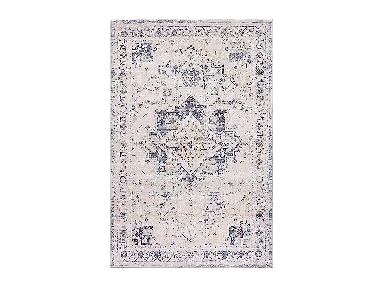 L'Baiet Sophia Grey Oriental 2x6 Runner Rug