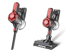 Zoker A10 Vacuum 80000 RPM Brushless Motor Cordless Vacuum Cleaner - Red/Gray