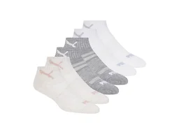 PUMA Women's 12-Pairs Quarter Crew Socks - Tan Combo