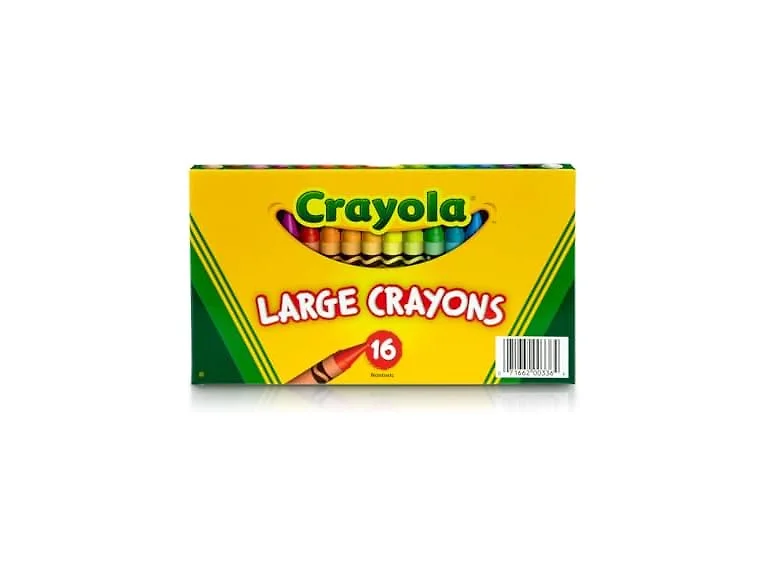 Crayola Large Crayons - 16-Per Box