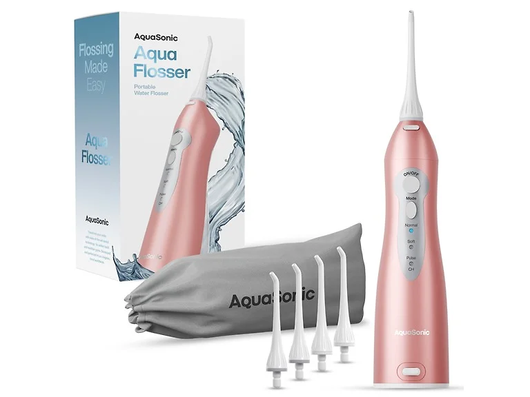 Aquasonic Aqua Flosser Rose Gold