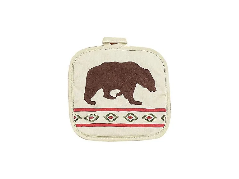 Paseo Road Aztec Bear Pot Holders for Kitchen, 10 Piece Set