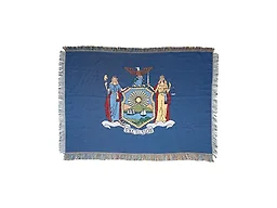 State Flag Woven Tapestry Throw Blanket