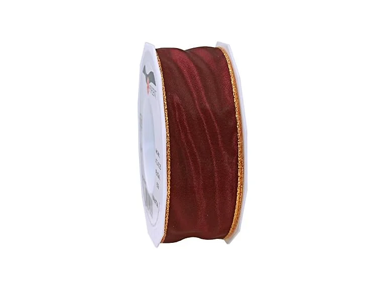 Prasent Manhattan Ribbon, Polyester, Burgundy