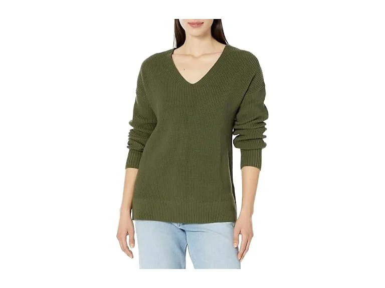 GAP Women Maternity Cotton V-neck Sweater