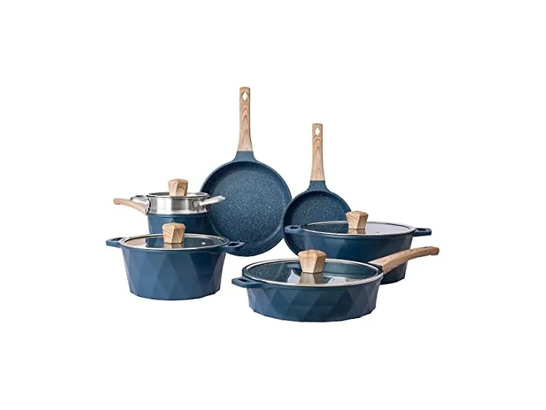 11-Piece Non-Stick Cast Aluminum Cookware Set