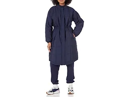 Amazon Essentials Women's Oversized Quilted Coat (Available in Plus Size), Navy, Large