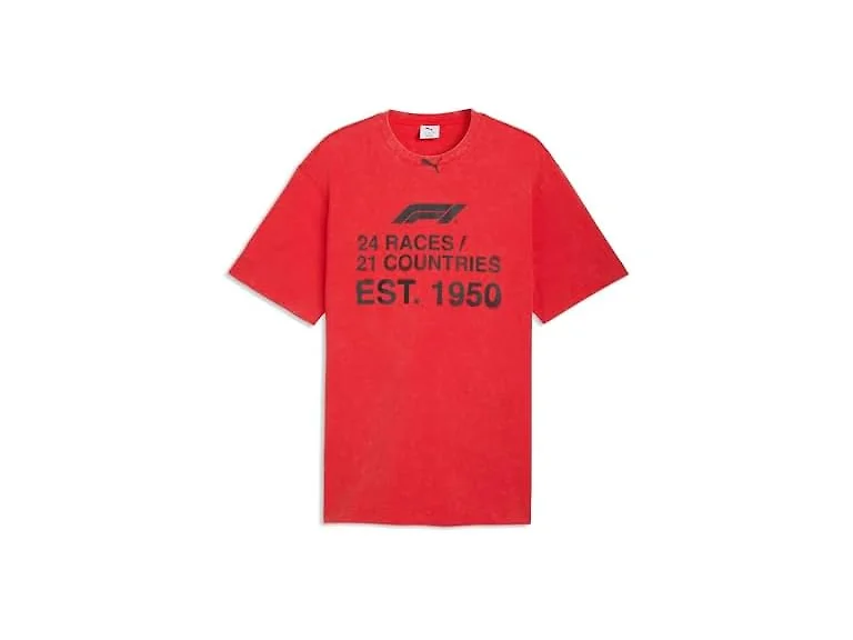 PUMA Men's Formula 1 Race Graphic T-Shirt, Po