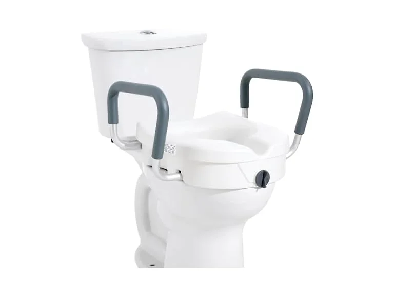 Raised Toilet Seat, 5" Height Raised, 350 lbs