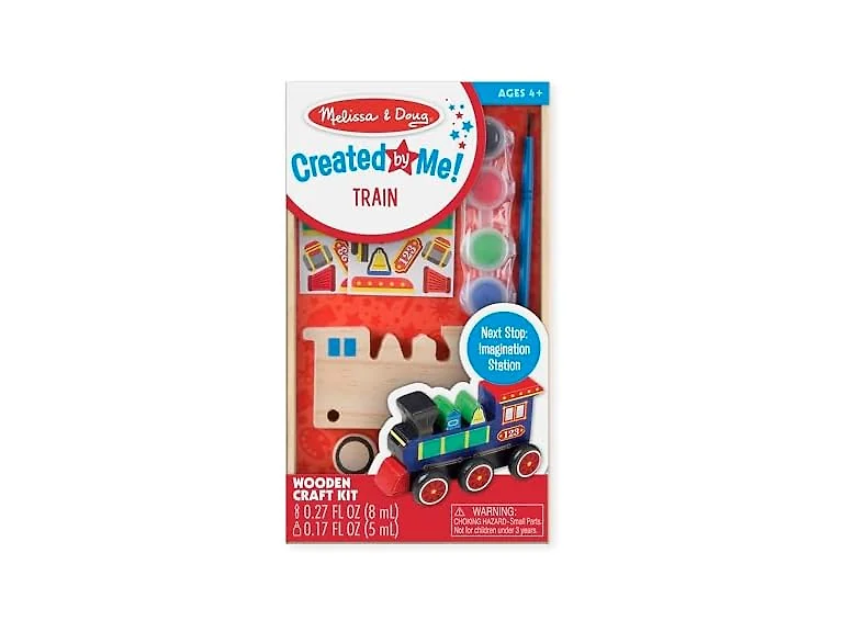 Melissa & Doug Train Wooden Craft Kit