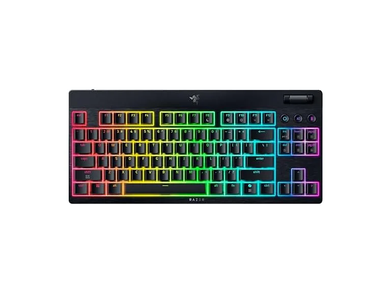 Razer BlackWidow V4 Low Pro TKL HyperSpeed Wireless Gaming Keyboard(Open Box)