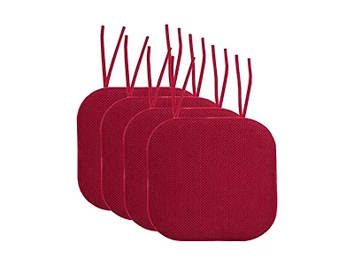 Memory Foam Chair Cushions w/ Ties