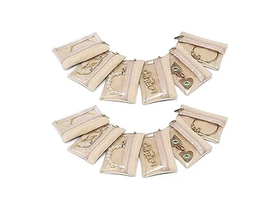 12 Pcs Travel Jewelry Organizer