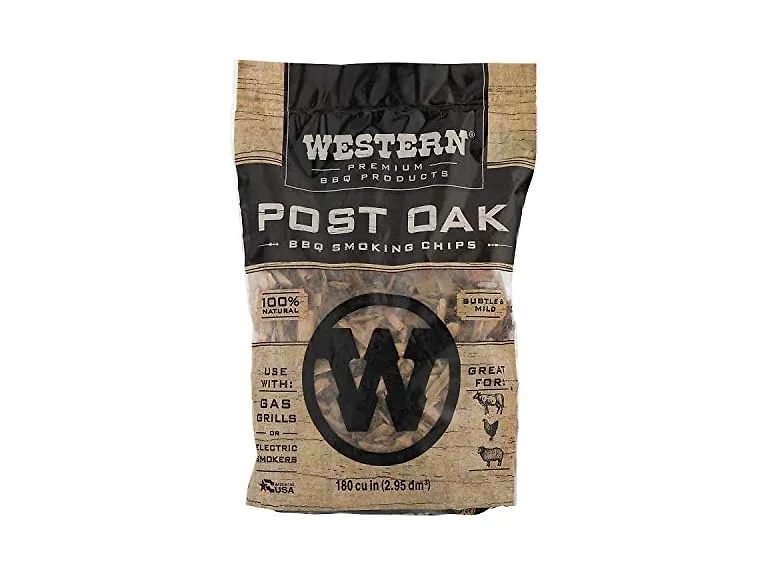 Western Post Oak BBQ Chips, 180 cu in