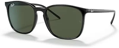 Ray-Ban RB4387 601/71 56 56-18-145 Ray-Ban Rb4387 Evolve Photochromic Square Sunglasses Black/Dark Green 