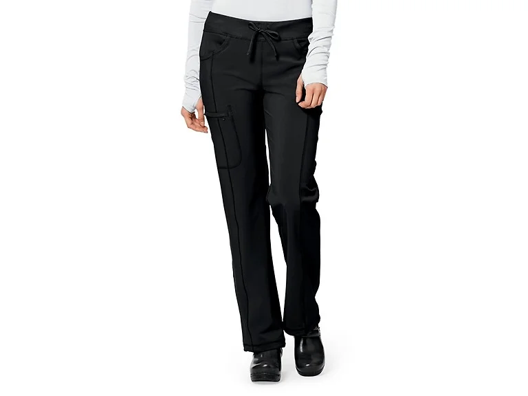 Cherokee Infinity Women Scrubs Pant with 4 Pockets Black M