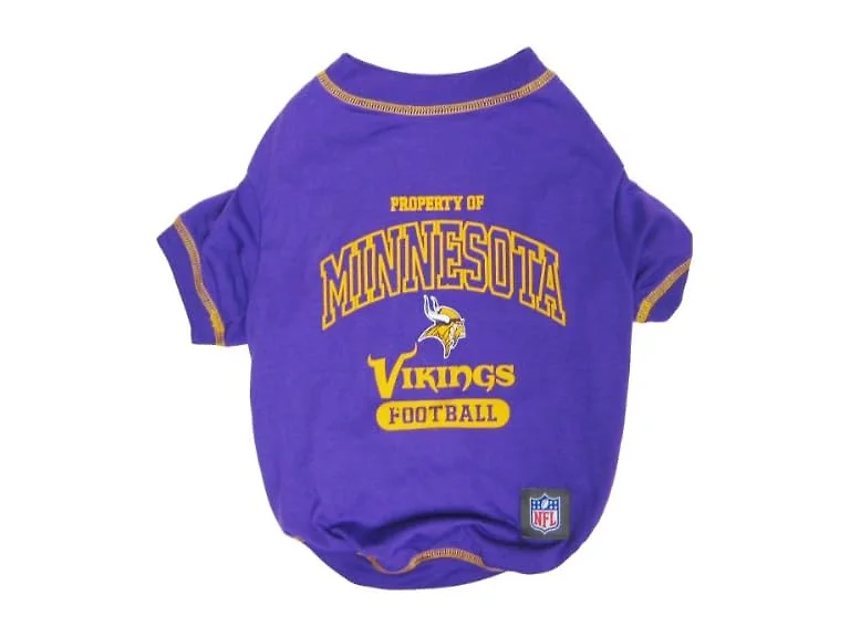 MINNESOTA VIKINGS Dog T-Shirt, Medium. - Cutest Pet