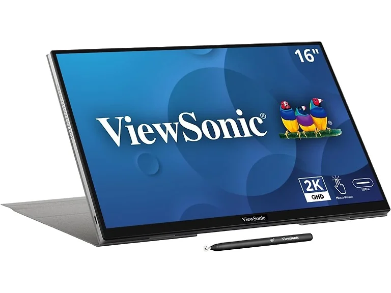 ViewSonic TD1656-2K-S 16" Touchscreen Portable Monitor
