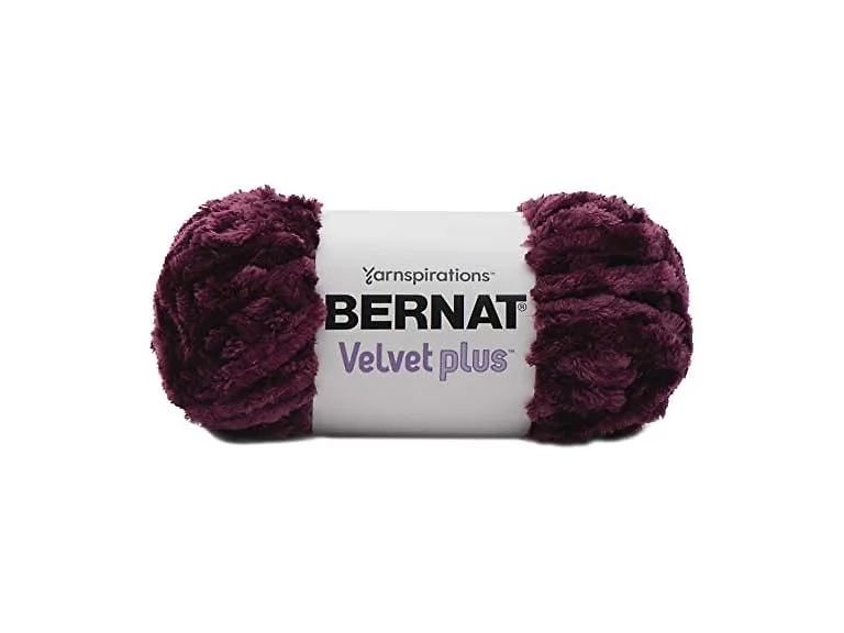 Bernat Yarn Velvet Plus Burgundy Plum