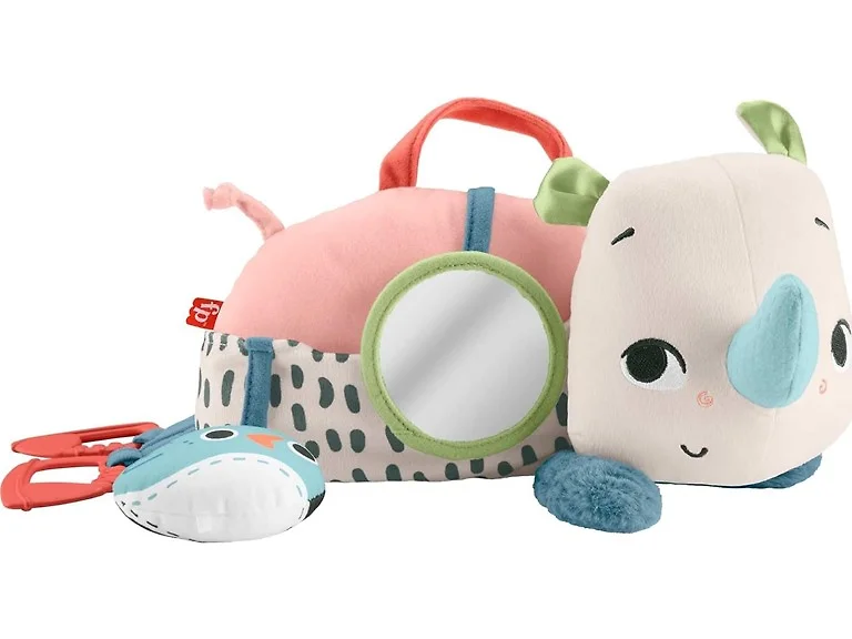 Newborn Toy Tummy Time Roaming Rhino Plush