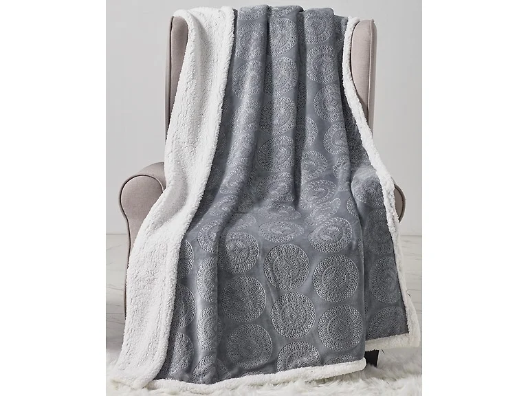 Noble House Caesar Sherpa Throw (2 Pack)