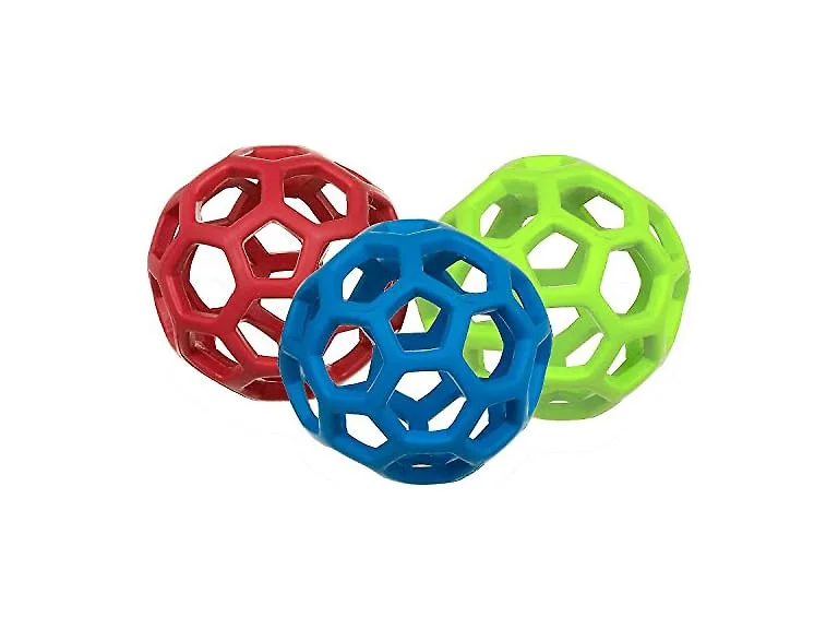 JW Pet HOLEE ROLLER BALL Dog Chew Treat Fetch