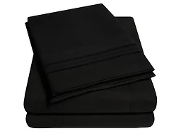 Classic Solid Microfiber Sheet Set