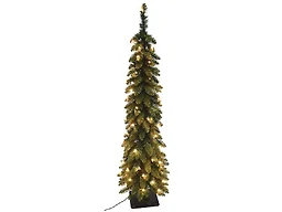 Santa's Workshop Inc 6' Pencil Slim Tree  150 UL lights