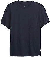 GAP Pocket Crew T-Shirt Blue Galaxy L
