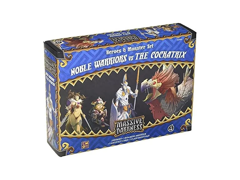 CMON Massive Darkness: Noble Warriors vs The Cockatrix